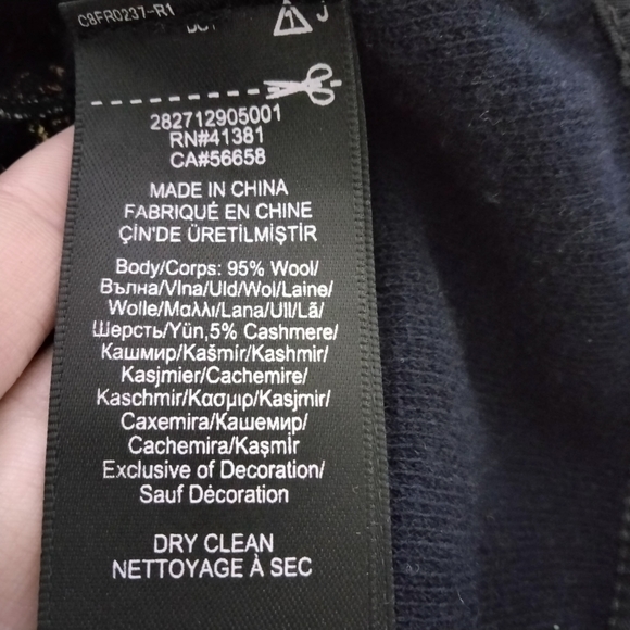 Double RL RRL Ralph Lauren Dragon Shirt Jacket Navy Blue Wool Small - Picture 5 of 5